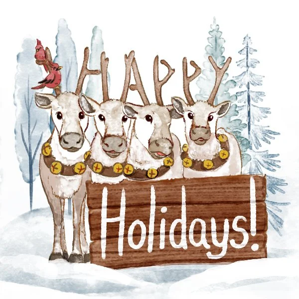   1st Place Winner of CreativeCircle’s Holiday Design Contest.  Design used in their candidate/client holiday cards + on our social channels. 