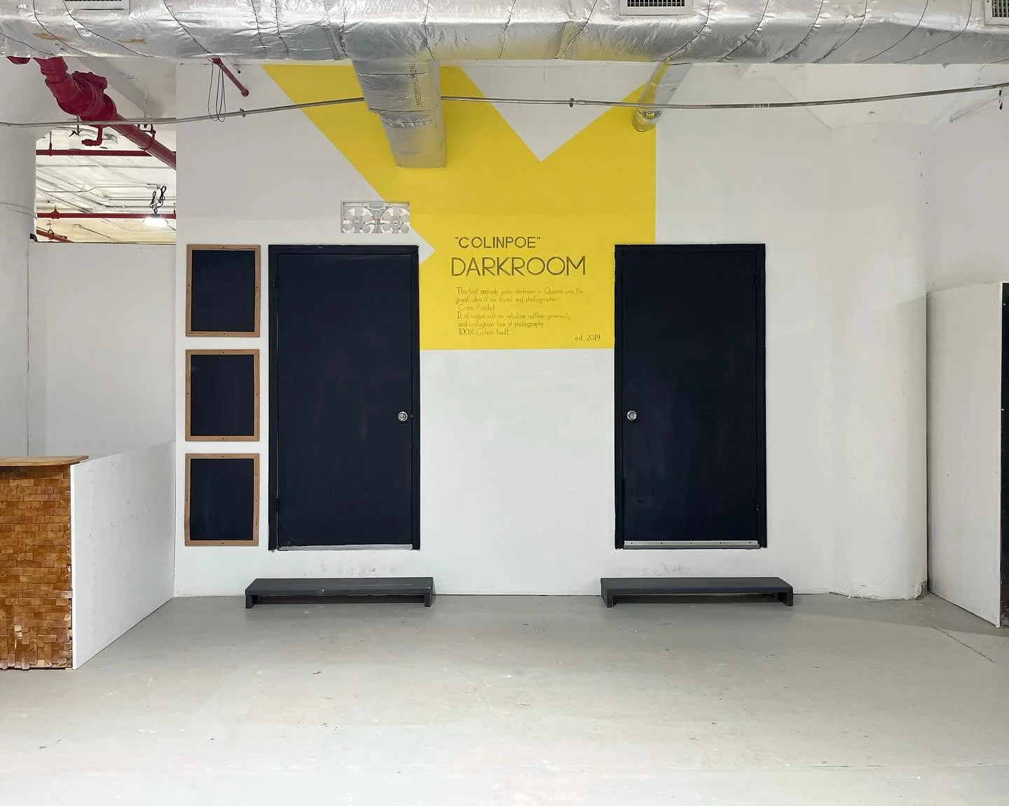 After much anticipation, AlterWork Studios is excited to officially announce the opening of its newly expanded darkroom. The Colin Poe Darkroom is named after our good friend and photographer, Colin Poellot, who started us on this journey back in 201