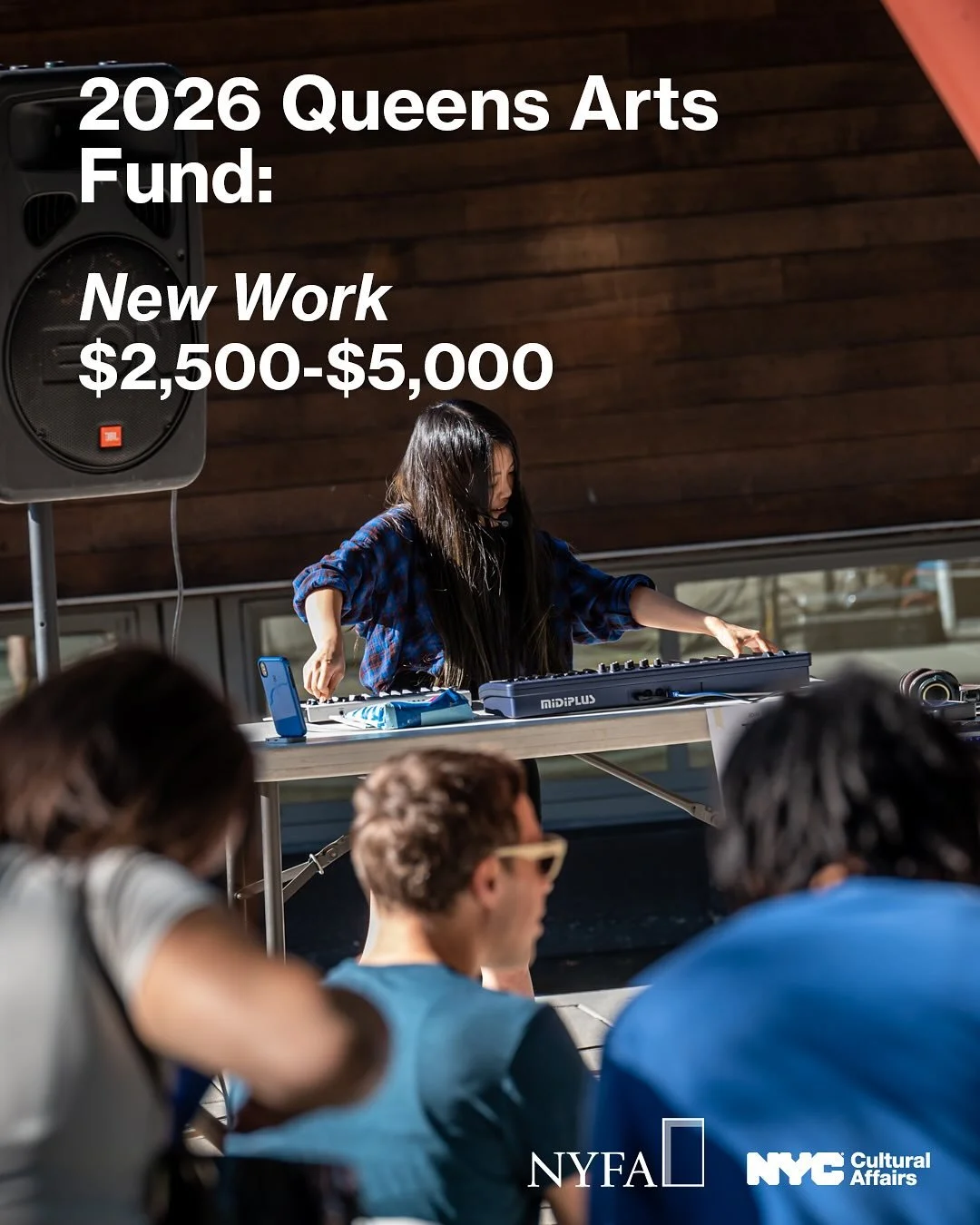 Now open through November 18! @nyfacurrent is accepting applications for project-based Arts Access Grants and New Work Grants thru Queens Arts Fund. There are two award categories:

&bull;Arts Access Grants: $2,500 to $5,000 to Queens-based small-bud