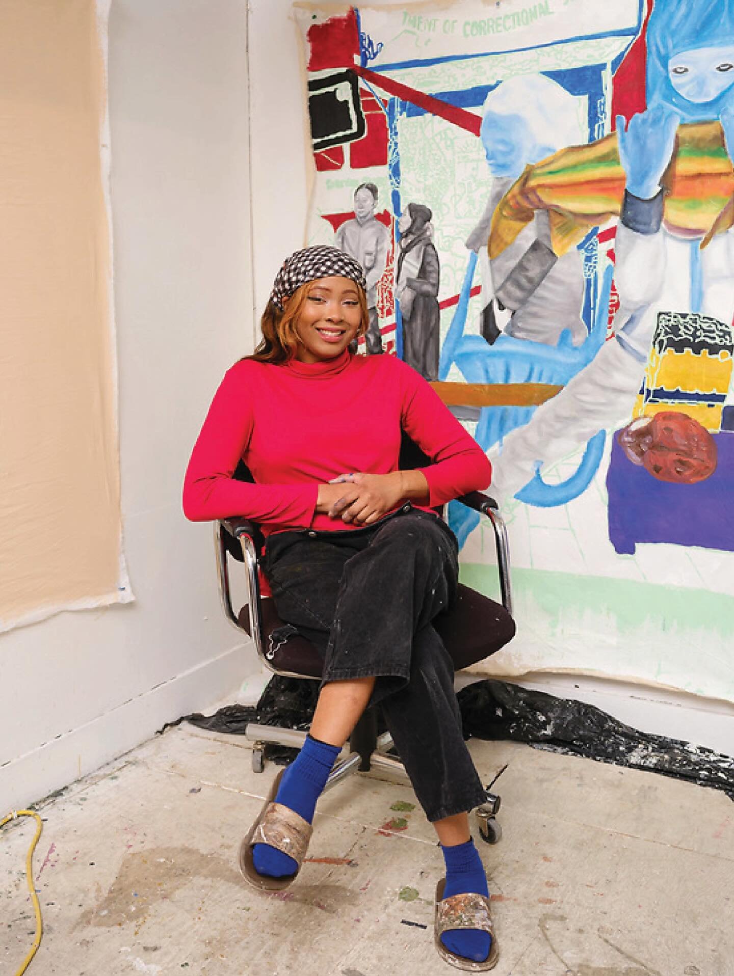 #AlterWorkStudios welcomes Artist in Residence Khaila Batts (@khailabatts)! Khaila joins us for a two month residency culminating in a gallery exhibition from 4/11-4/18. Join us at the artist reception on Thursday, April 16th at 6pm. 

Khaila Batts i