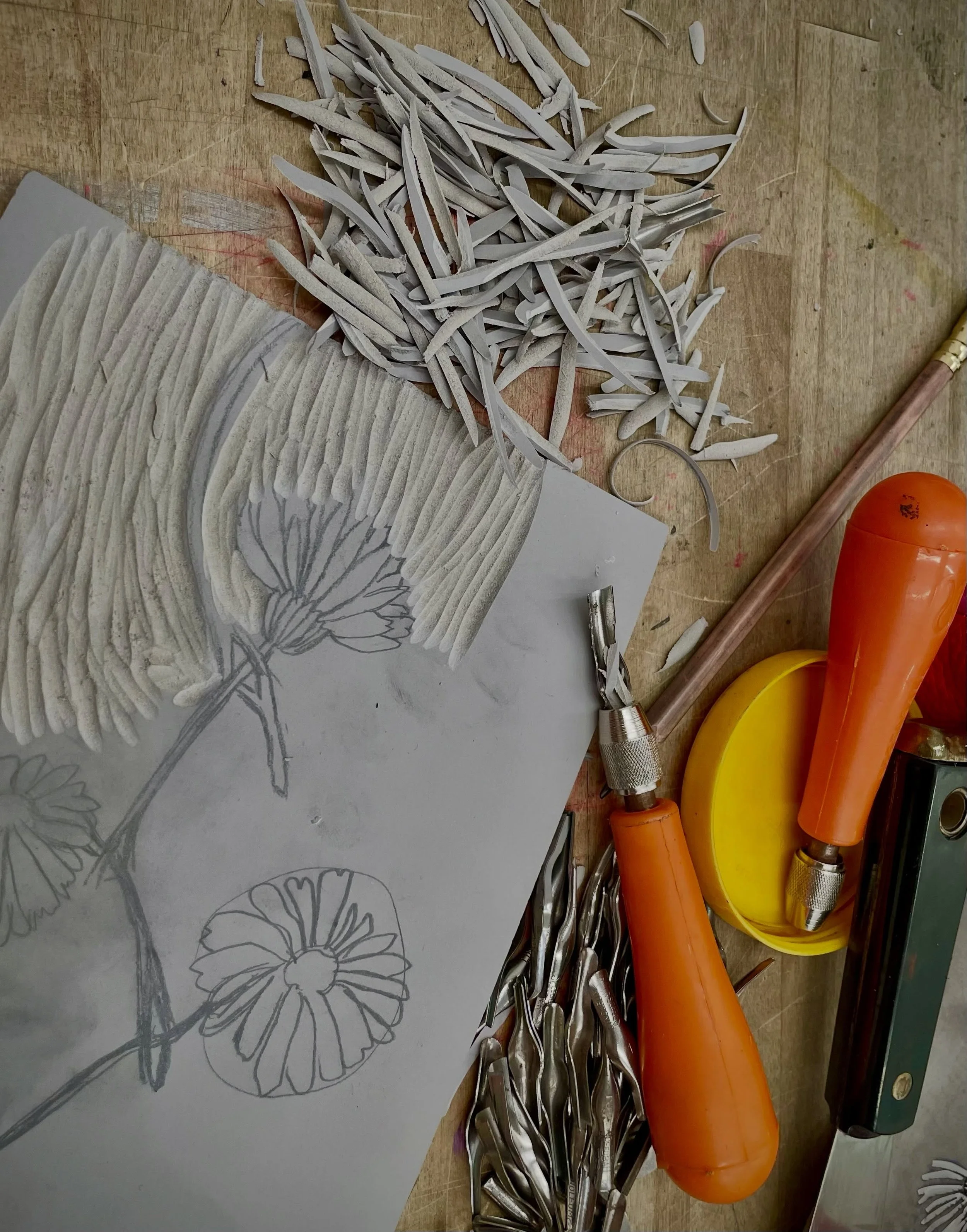 Starting next Saturday 11/7! Linocut Printmaking at #AlterWorkStudios with @oljastipanovic Use the classes link in bio to register. #linocut #printmaking #artworkshop