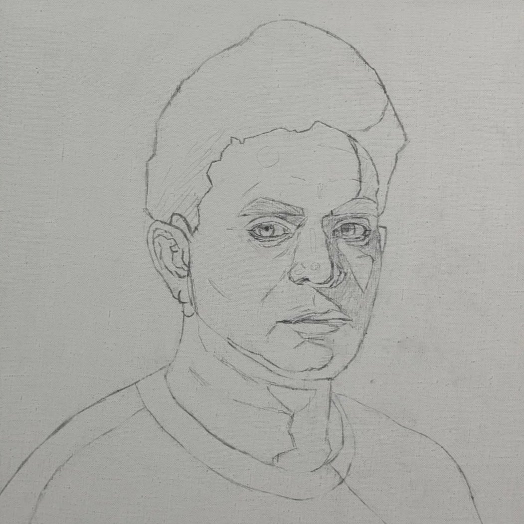 Round Robin Portrait Drawing