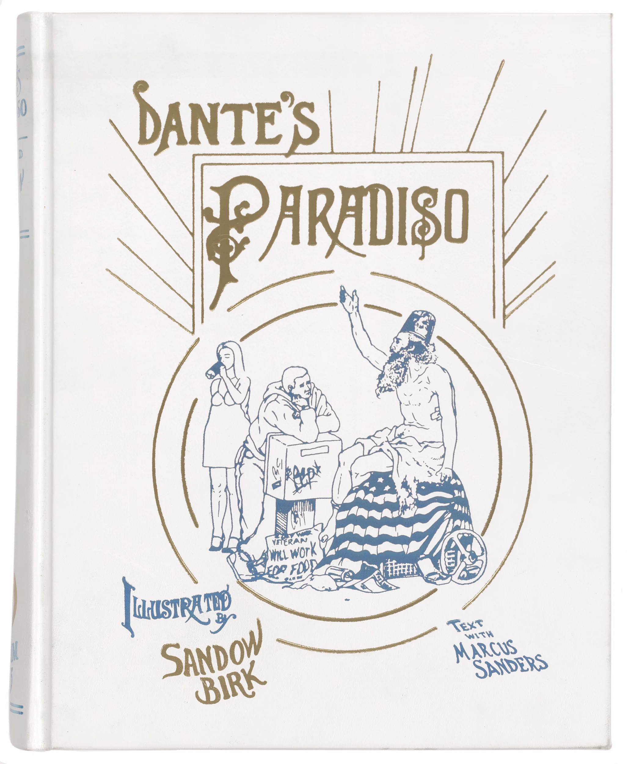 Sandow Birk, Dante’s Paradiso , 2004, 14½” x 11” x 3”. 212 pages. Leather-bound book with 67 hand-drawn lithographs, each hand-signed. Printed in an edition of 100, plus proofs. Text with Marcus Sanders.