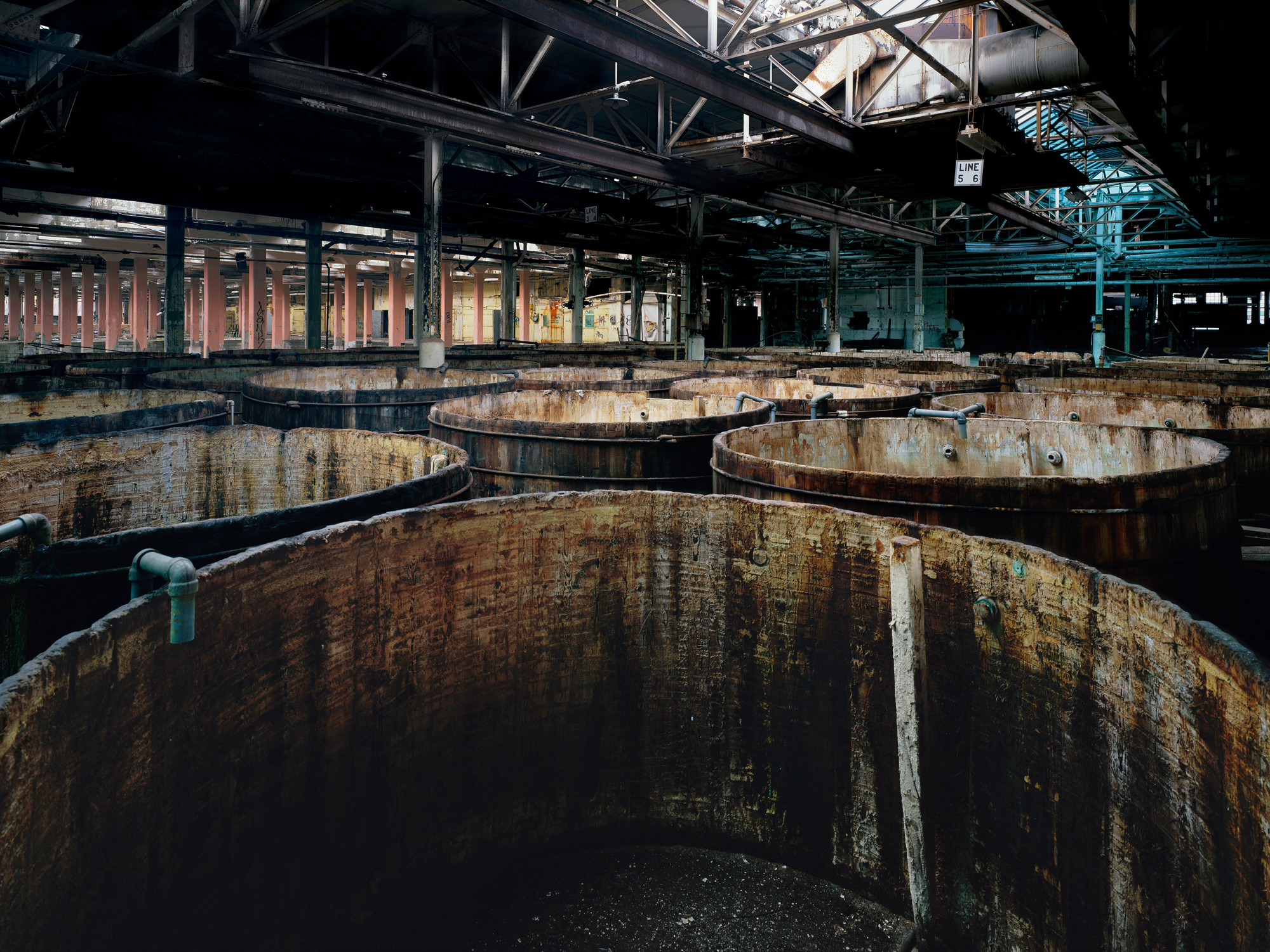 Katherine Westerhout, Spaulding Fiber, Tonawanda , 2008, Archival Pigment Print 56" x 72", ed. of 3 | 39" x 52", ed. of 3 | 30" x 40" ed. of 10 | 1 6" x 21 5/8" ed. of 15