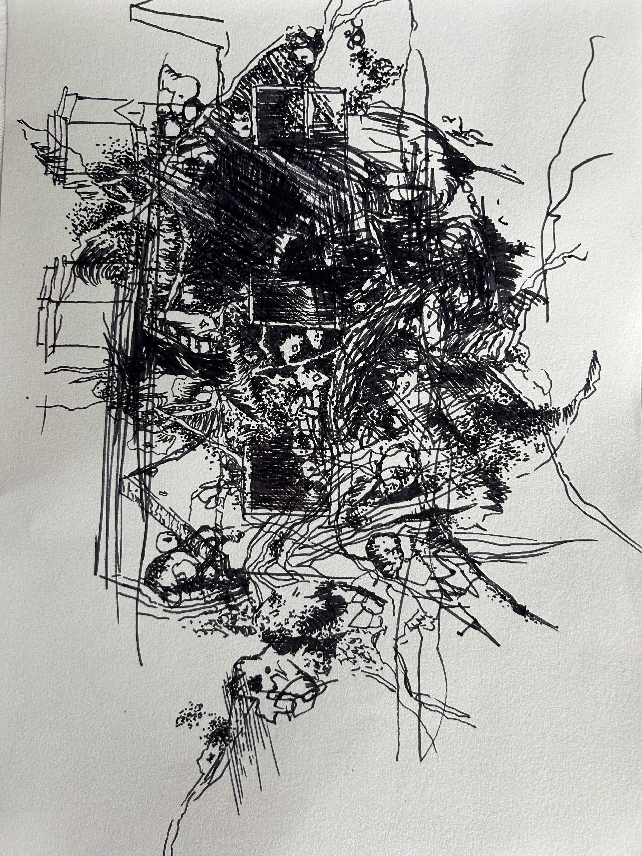 Drawing - The Burren (on residency)