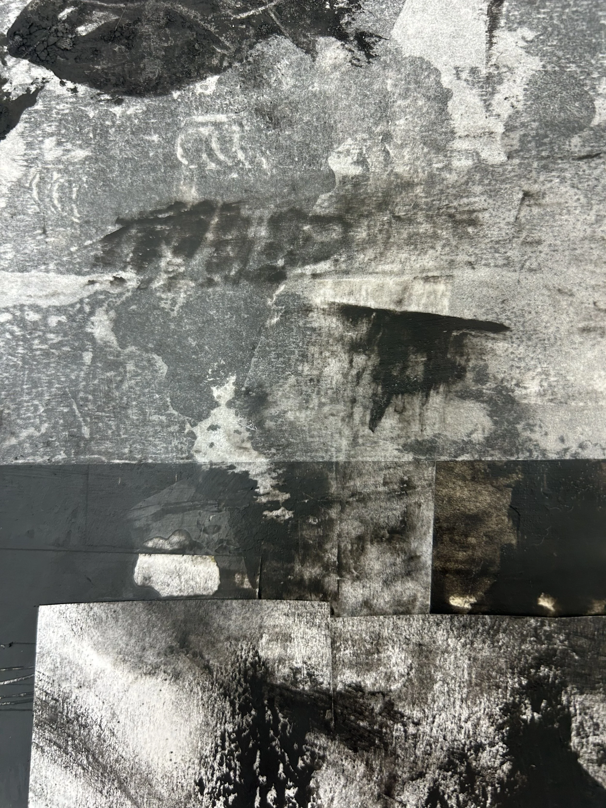 Burren collage experiment/s (on residency)