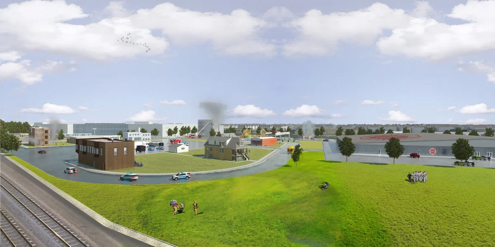 Render of the academy via chicagopolice.org
