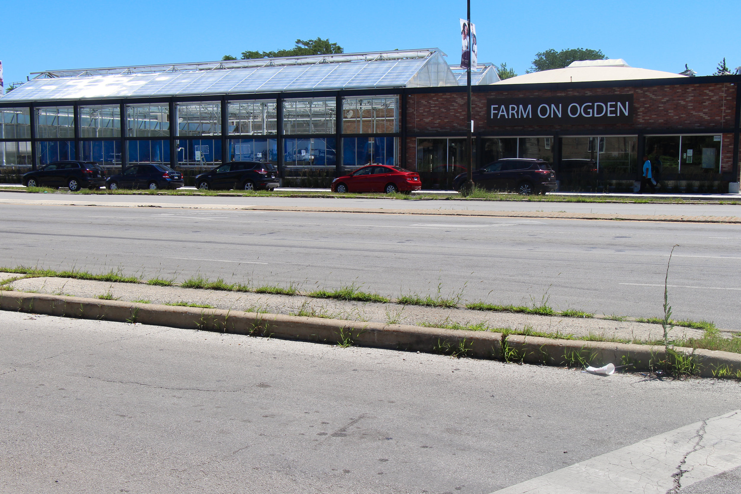 The Farm On Ogden (Outside)  located on the cross streets of Ogden and Central Park