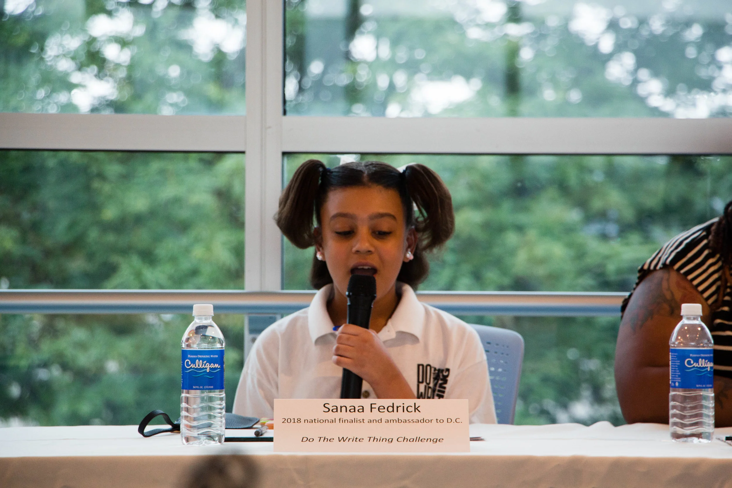 " Gun violence shouldn't be happening. I should be worried about my future instead ." - Sanaa Fedrick, Do The Write Thing Challenge