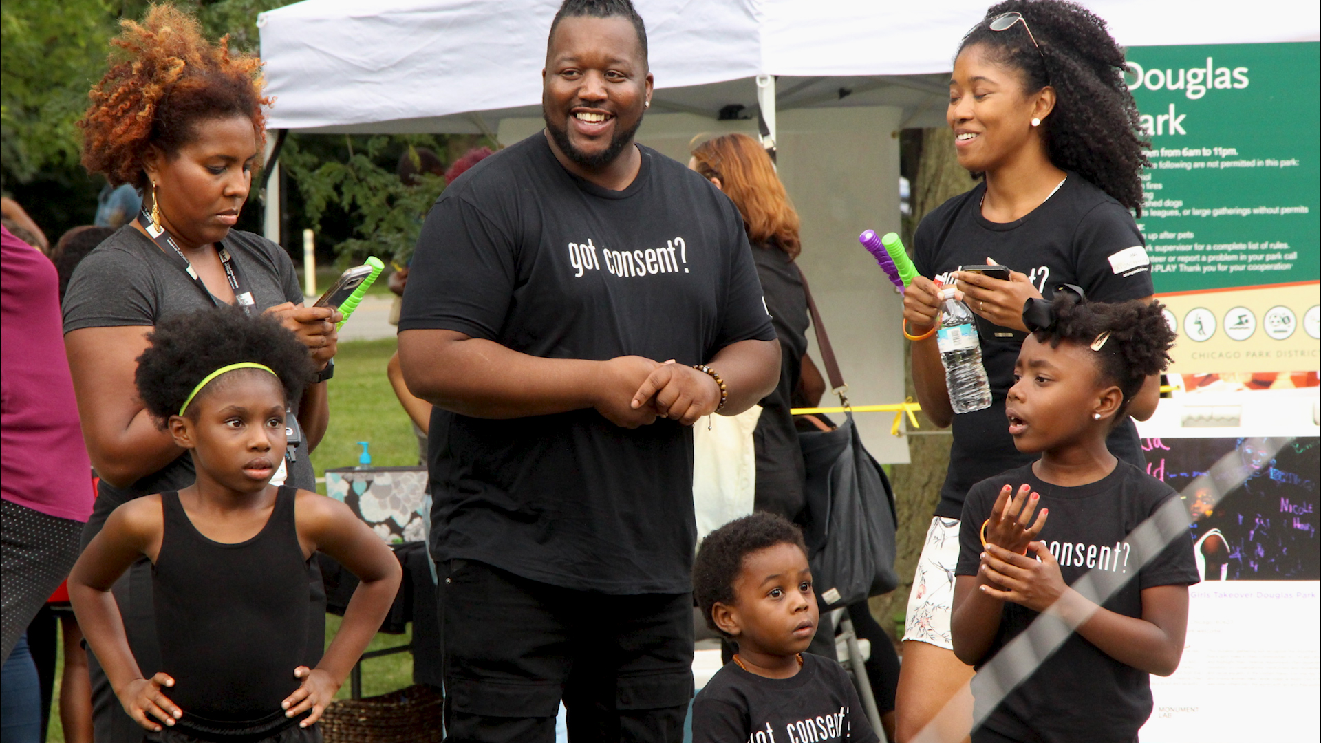  Girl/Friends with Martinez Sutton,(middle), Rekia Boyd’s brother   