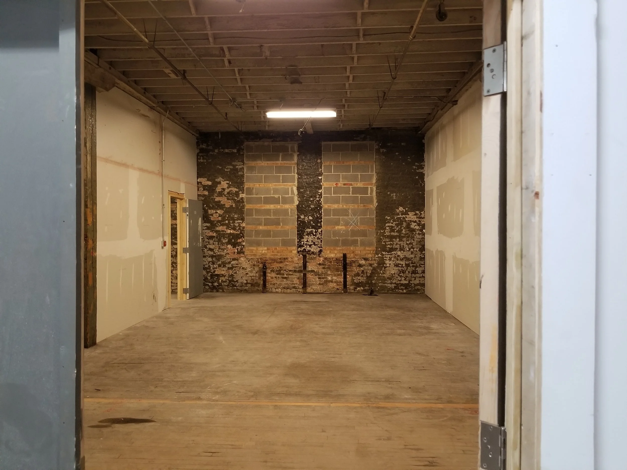 Several rooms are still in need or renovations.