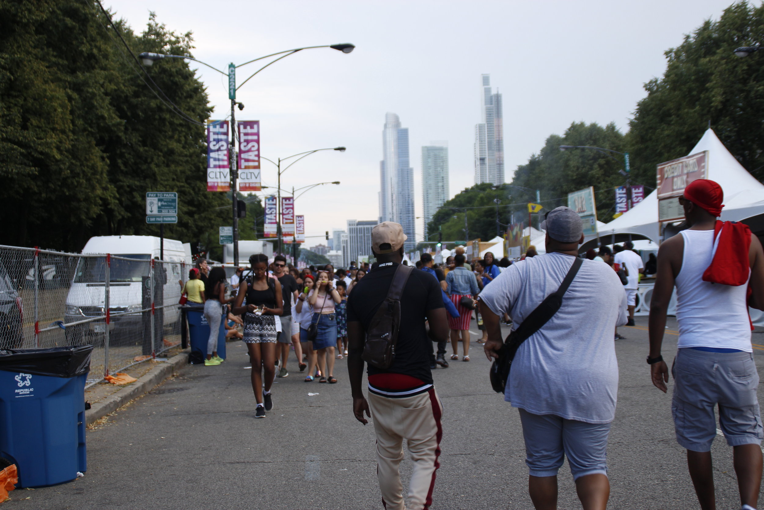  Gates were up to separate the multiple venues and other activities available at the event. Concerts, dance venues and kids playgrounds were among the other activites at this year’s 39th annual Taste of Chicago. 