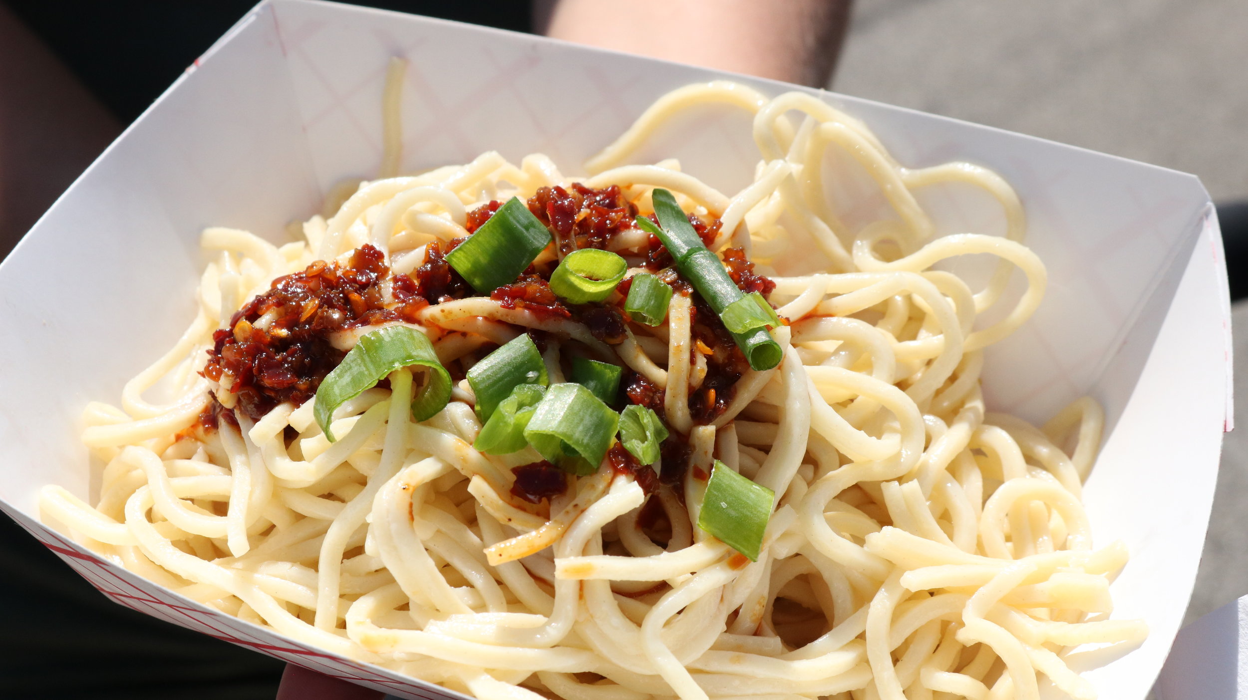  A close up of the Cold Noodle Salad from Lao Sze Chuan. Photo by Clariza Adao 