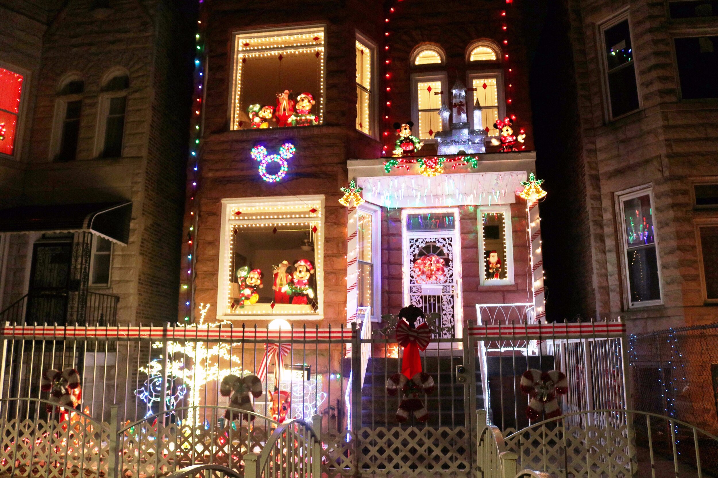  This is one of several houses participating in the annual Christmas lighting event this year. 