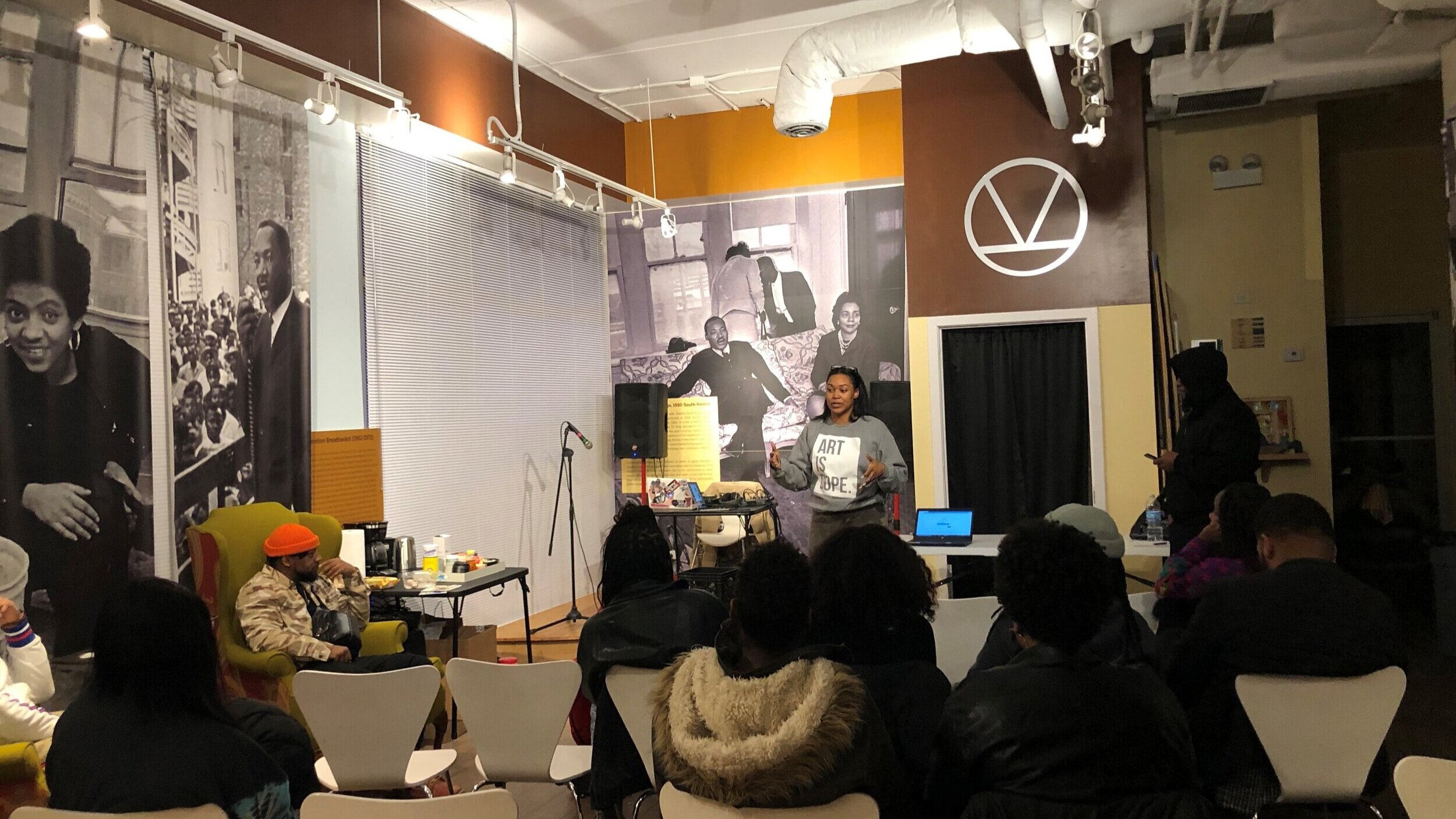   As the event wrapped, MLK Exhibit Center Director Alexie Young stressed the importance of unity and Dr. King’s legacy, especially when organizing for future events. 