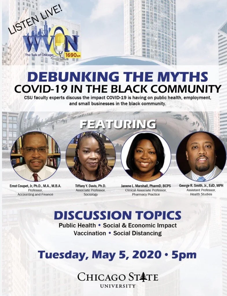  CSU faculty experts discuss COVID-19 live on WVON radio station in Chicago