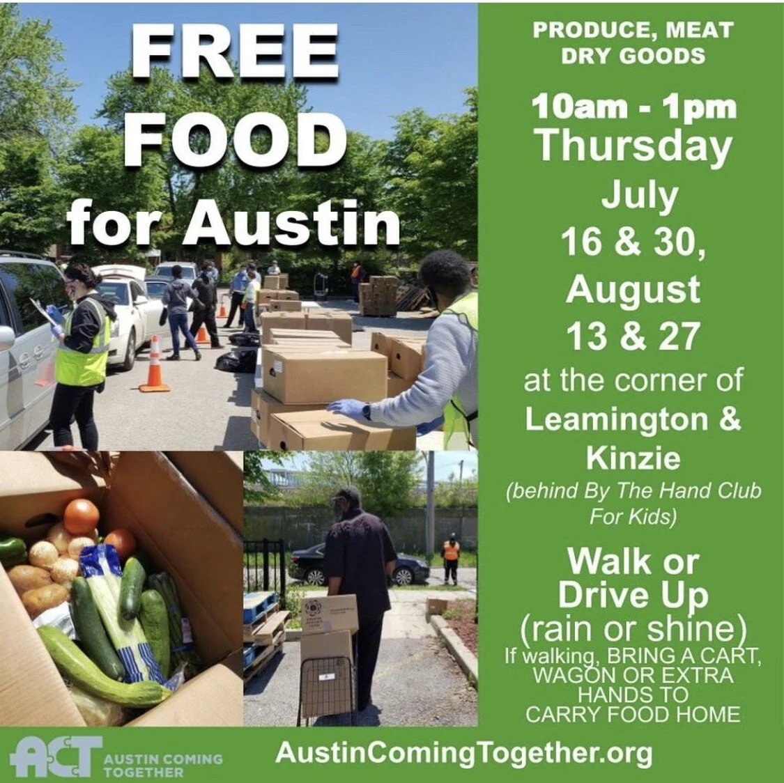 Austin Coming Together helps host last community food pantry
