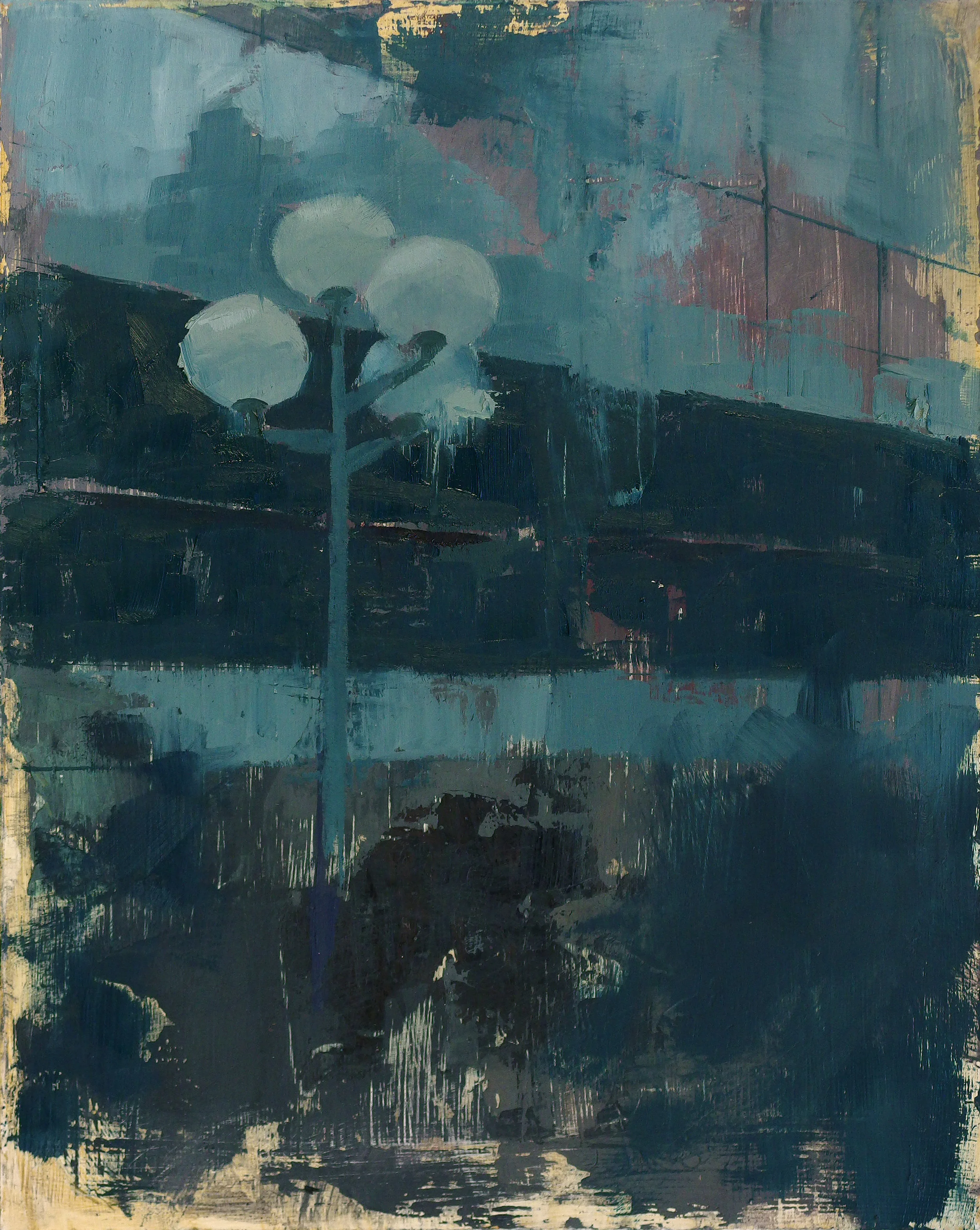 That lift and drop a question on your plate, Oil on board, 200x255mm, Sold