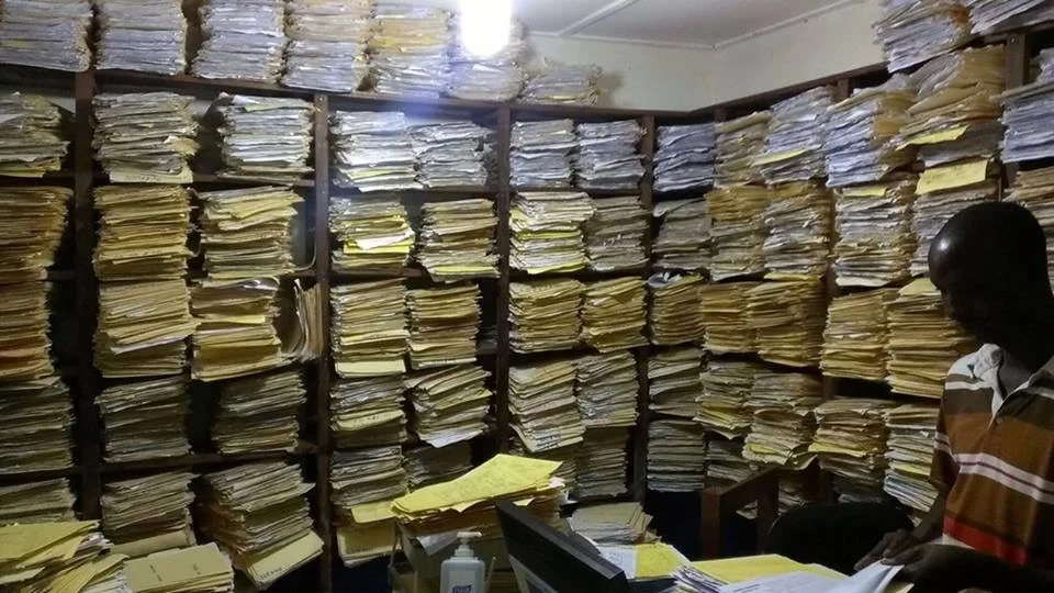A picture of a medical record's room kind of says it all