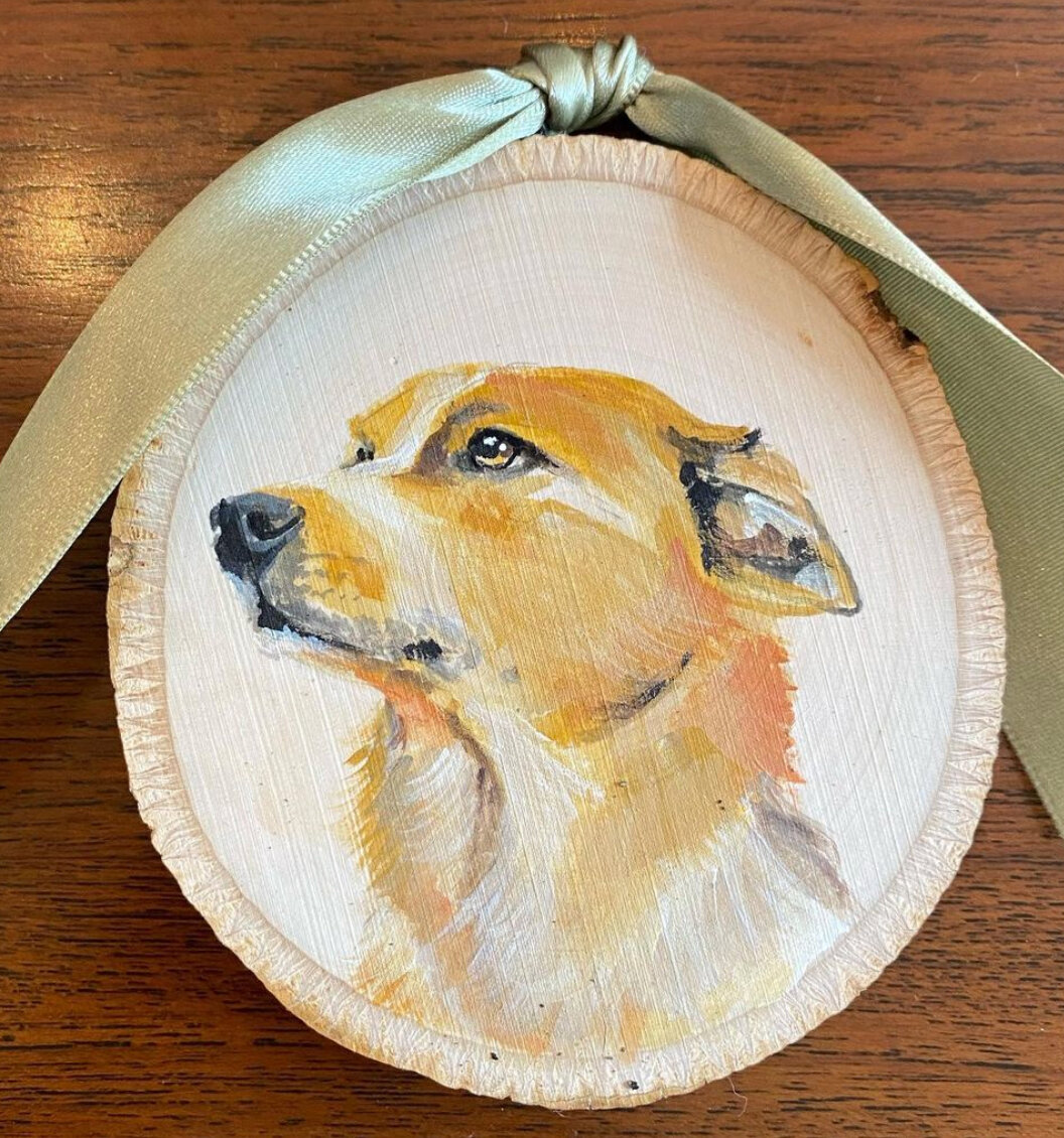 Custom Wooden Pet Ornament