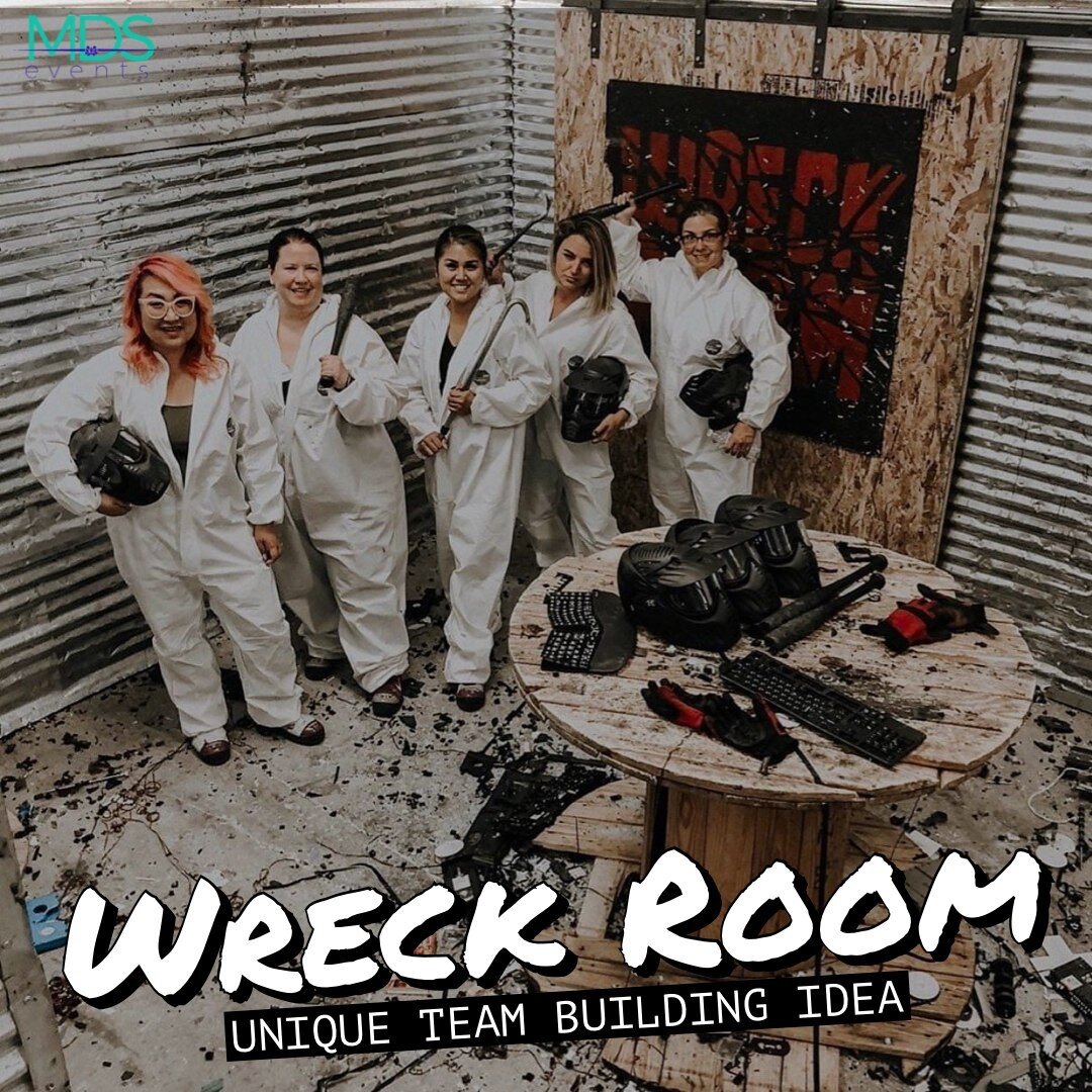 Unique Team Building: Wreck Room
If you need help planning your next event or meeting, contact us today! 949-300-0757  Michele@mds.events
#eventplanner #meetingplanner #meeting #event #eventprofs #corporateevents #meetingprofs #events #mdsevents #eve