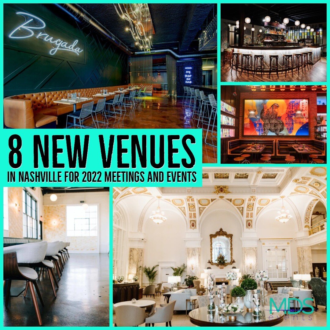 10 New Venues in Nashville for Summer 2022 Meetings and Events!
Le Loup, Brugada Kitchen &amp; Bar, The Hermitage Hotel, Boqueria Fifth + Broadway, Blue Sushi Sake Grill, 1 Hotel Nashville and Embassy Suites by Hilton Nashville Downtown, Acqua by RJ 