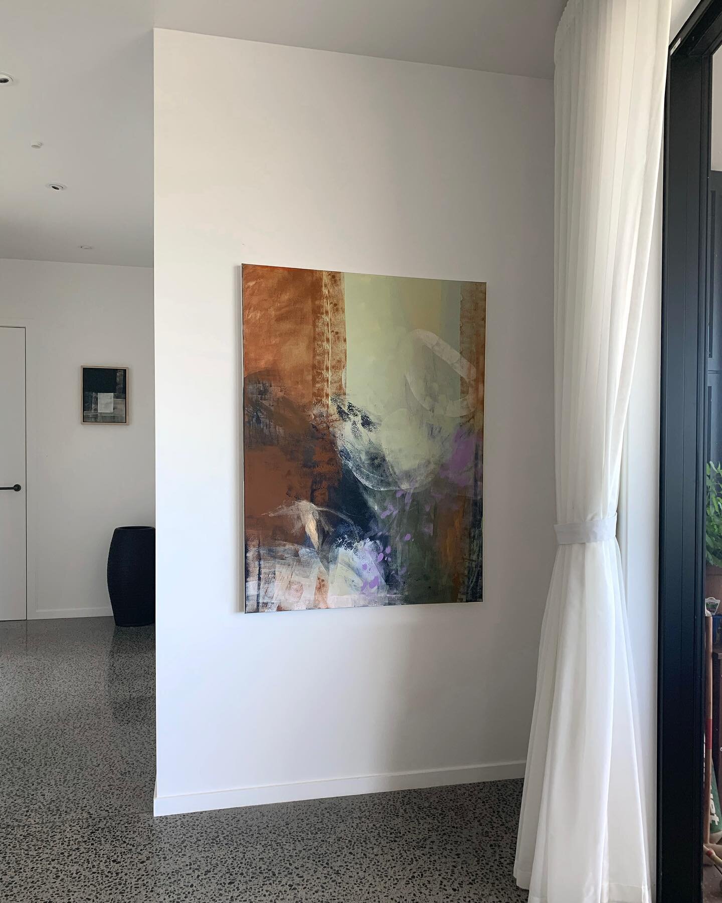 &lsquo;Pecking Order&rsquo;
Acrylic &amp; oil pastel on canvas 
36 x 48&rdquo; / 91 x 122cm
Available