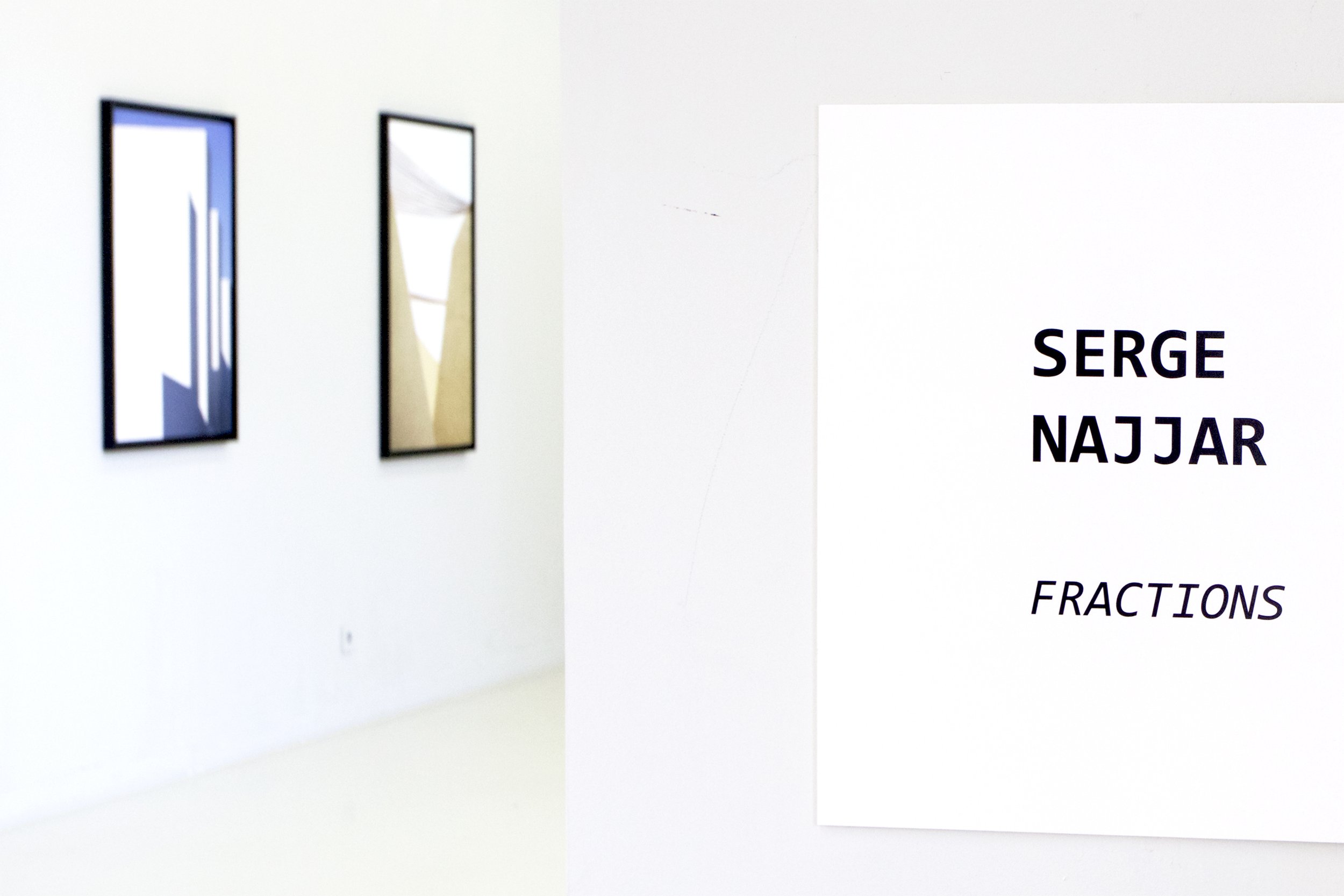 Solo show Serge Najjar