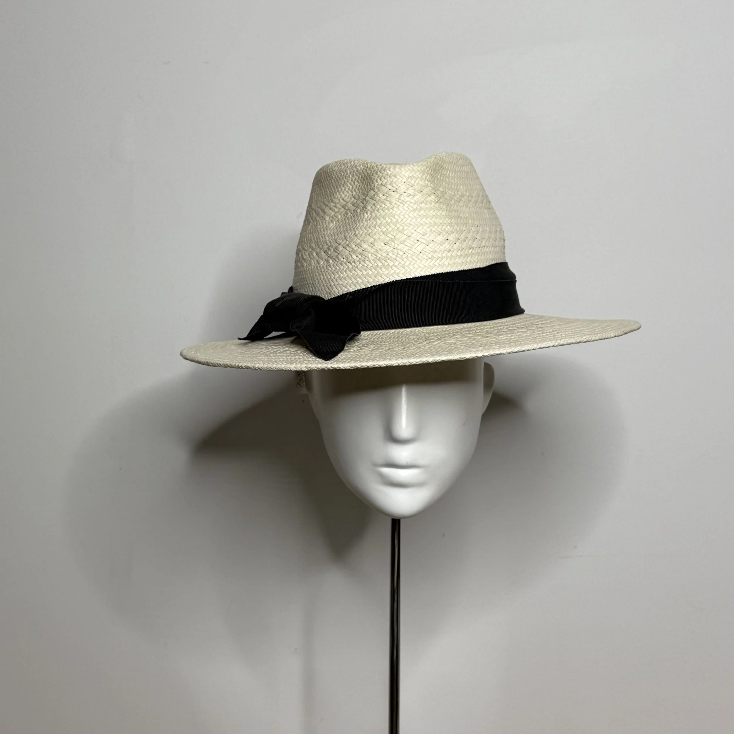 Ivory Fedora made by Rachel henry Millinery