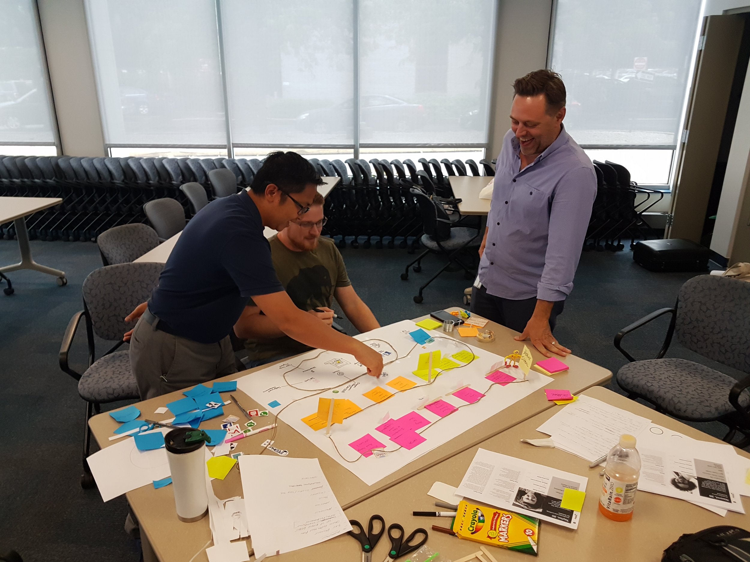 Above: Mapping a future state service model
