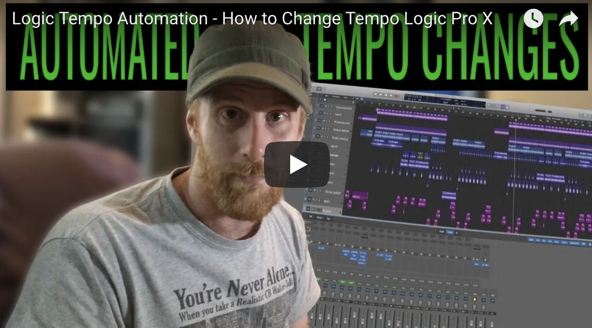 Logic Tempo Automation - How to Change Tempo Logic Pro X