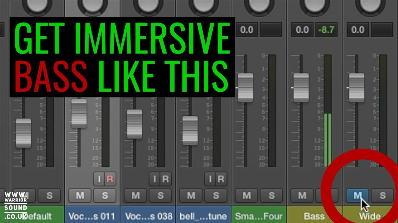 Mixing EDM Bass - Wide Bass Mixing
