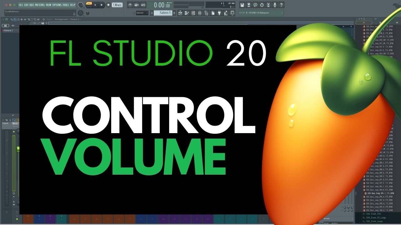 How to make a volume automation clip in fl studio 20