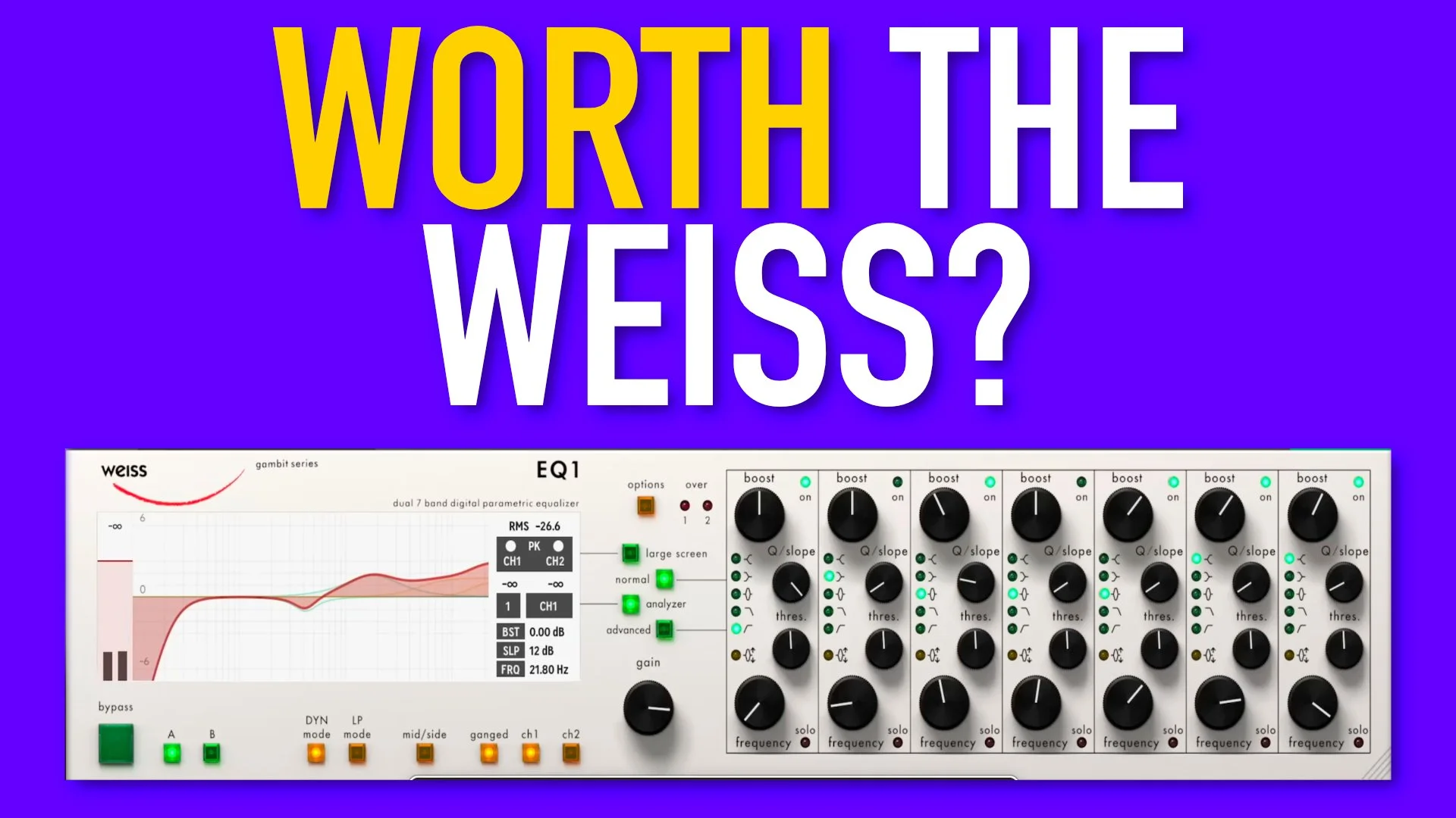 Weiss Mastering Plugin Suite Review