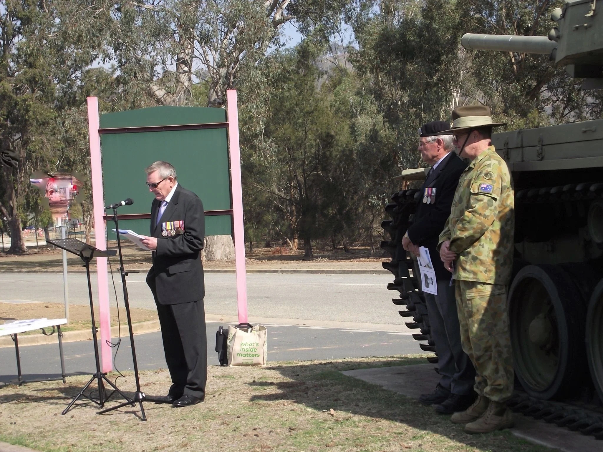 Major Gordon Cole RFD (Ret’d) speaking about the career of Colonel John Neale OAM RFD ED