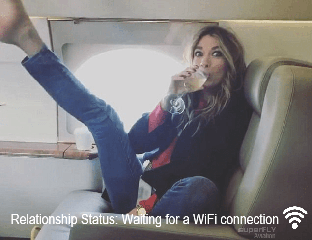 Private Jets and WiFI: Connecting to the Clouds