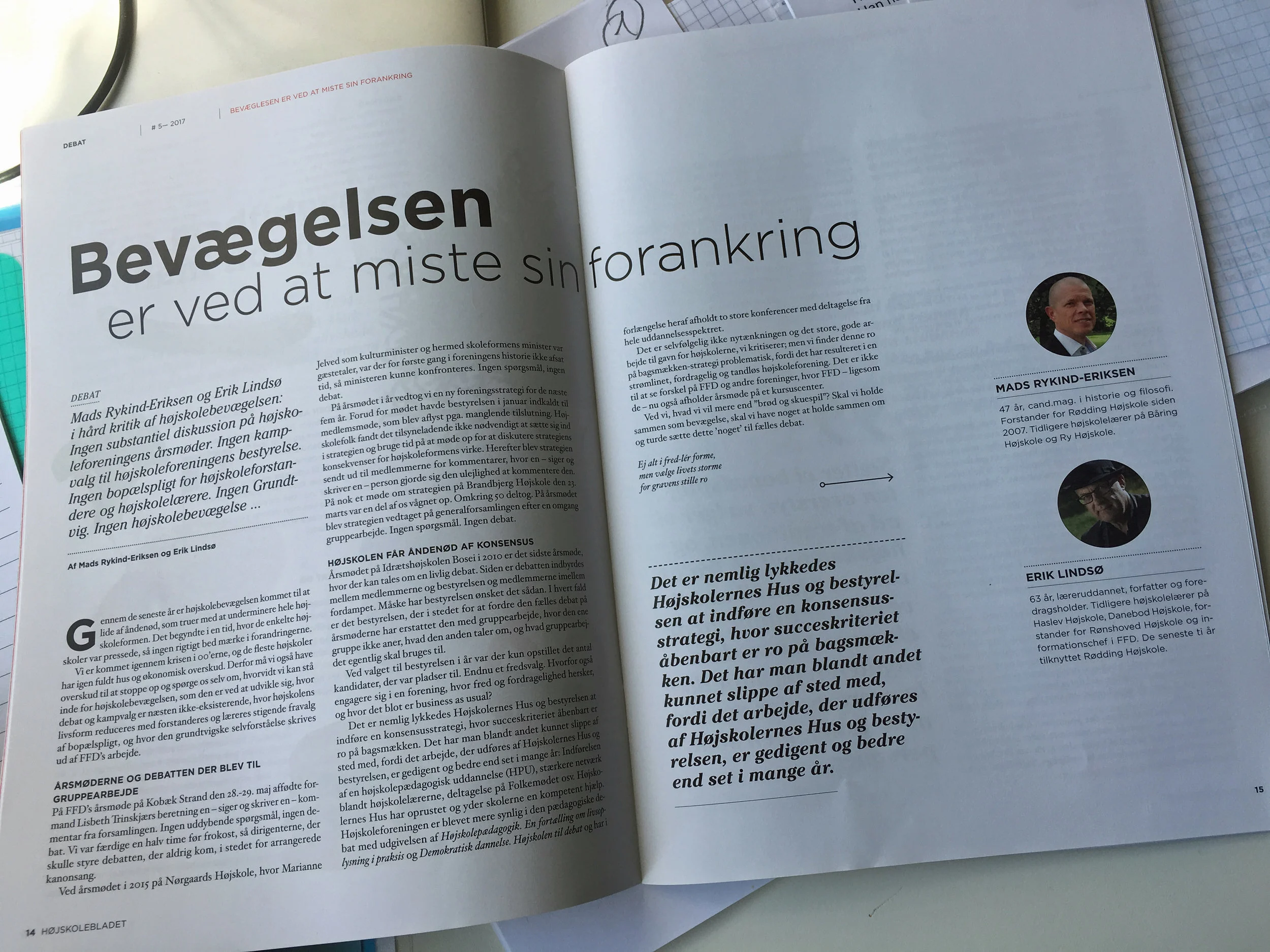 Højskolebevægelsen er ved at miste sin forankring