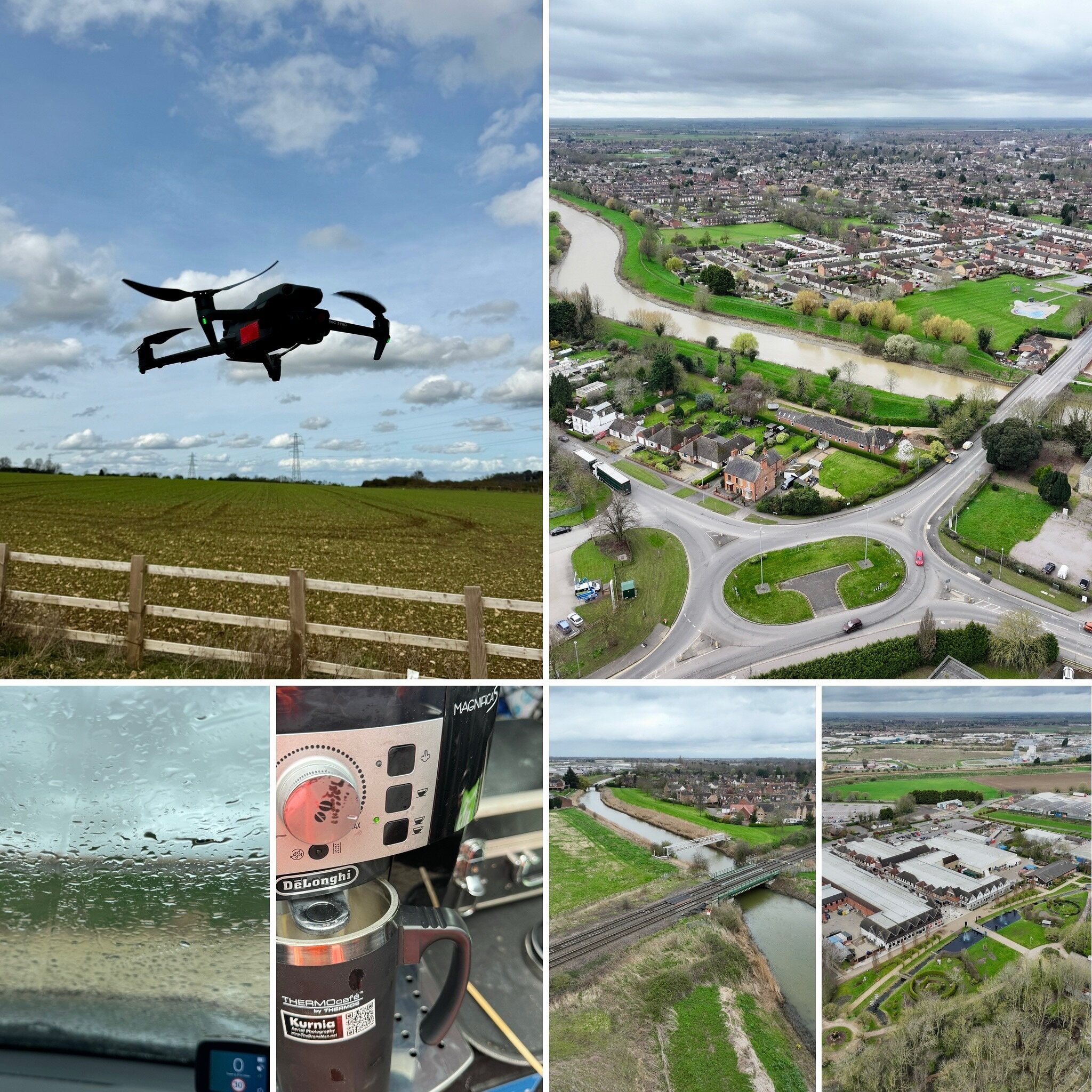 Three separate locations covered by the team today. Whilst waiting for the rain to clear, the bean to cup coffee machine came into its own. ☕️🎥🎬

#thedroneman  #kurniaaerialphotography #DroneProduction #AerialProduction #DroneVideography #AerialFil