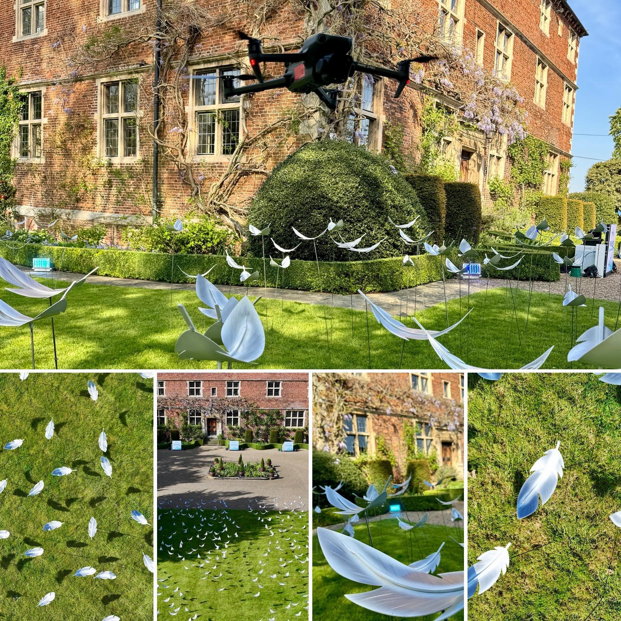 Really pleased to help out @stbarnabashospice 
St Barnabas Hospice to promote the Feathers from Above installation at Aubourn Hall and Gardens. It looks superb.🎥🎬

#thedroneman  #kurniaaerialphotography #DroneProduction #AerialProduction #DroneVide
