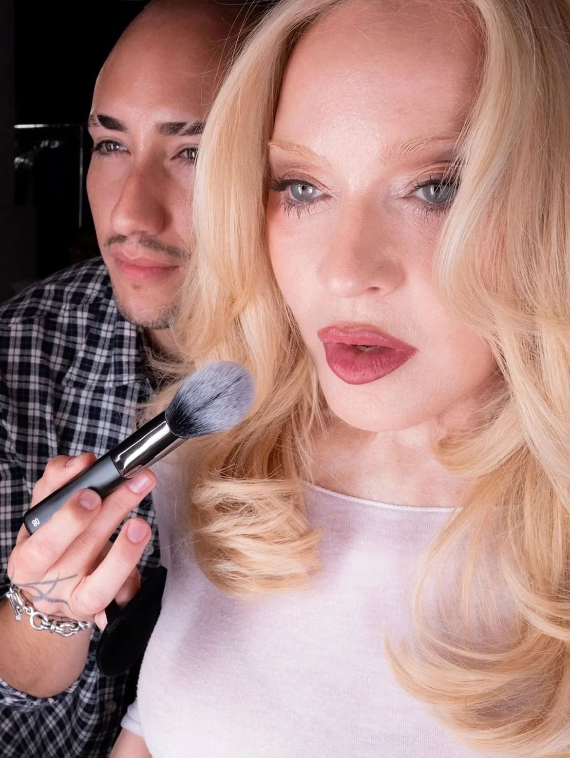 Behind the look 💜Go behind the scenes with @marcelogutierrez as he creates @madonna’s look for  (3).jpg