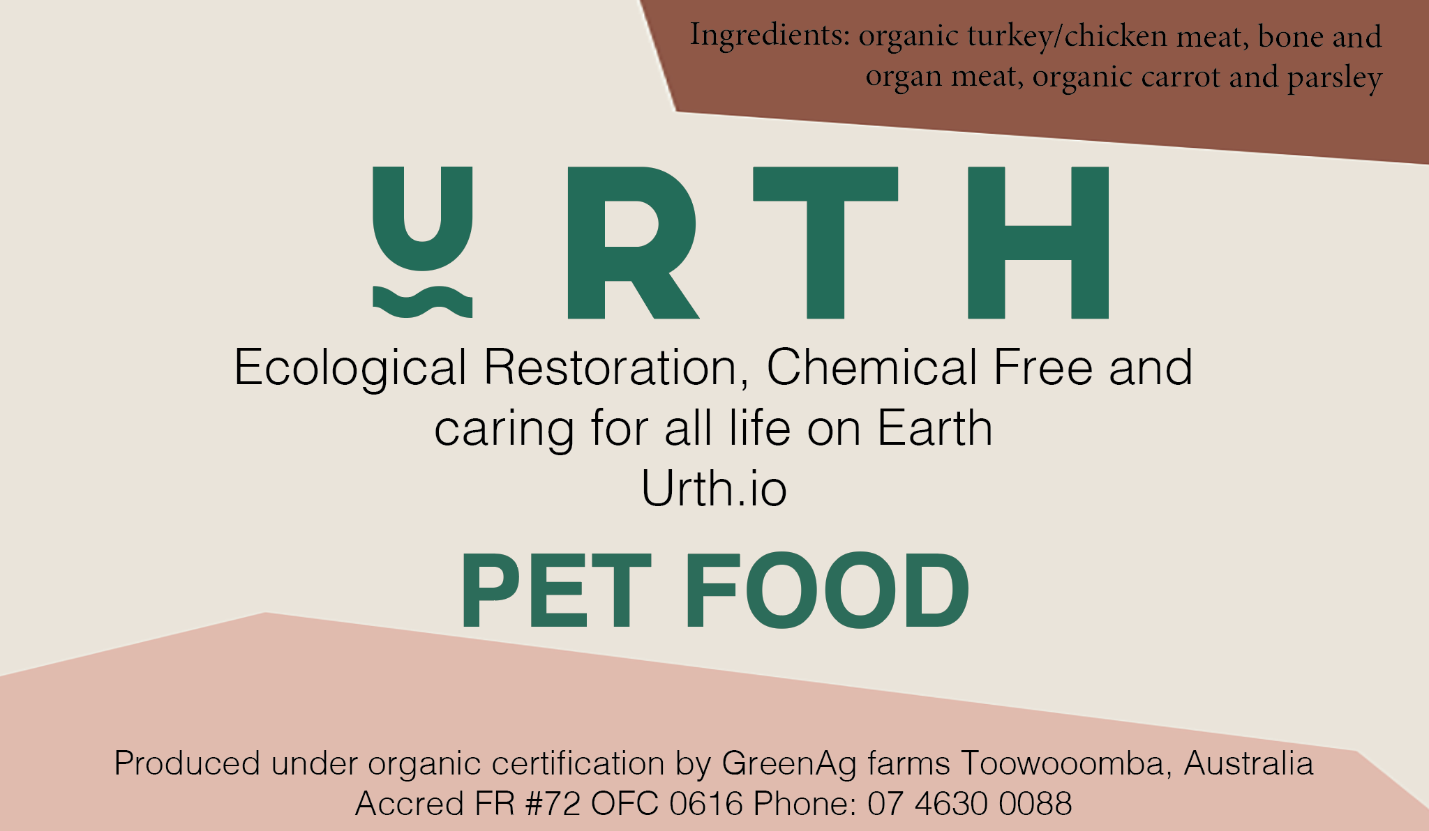 Urth love for your pet and the earth