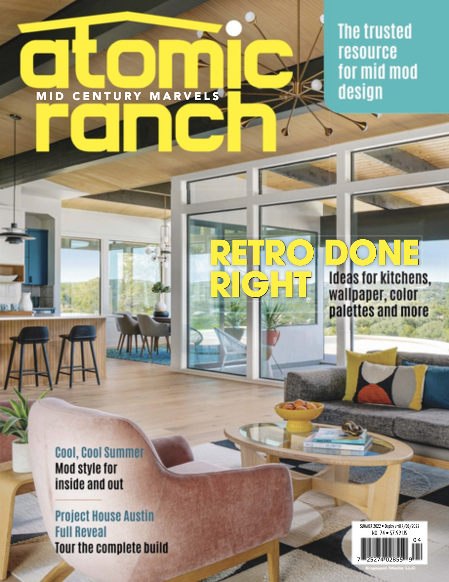 Breathe Design Studio's interior design project featured in Atomic Ranch Magazine