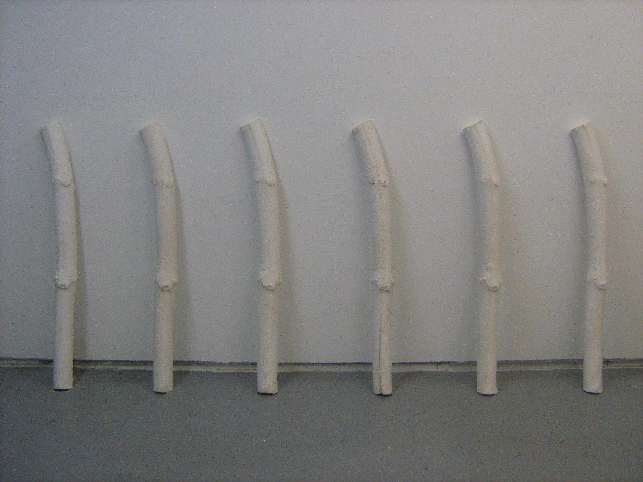 ”Anim Na Sanga (Six Branches)”, Height: 5’1”. Roto-cast paper pulp and porcelain.
