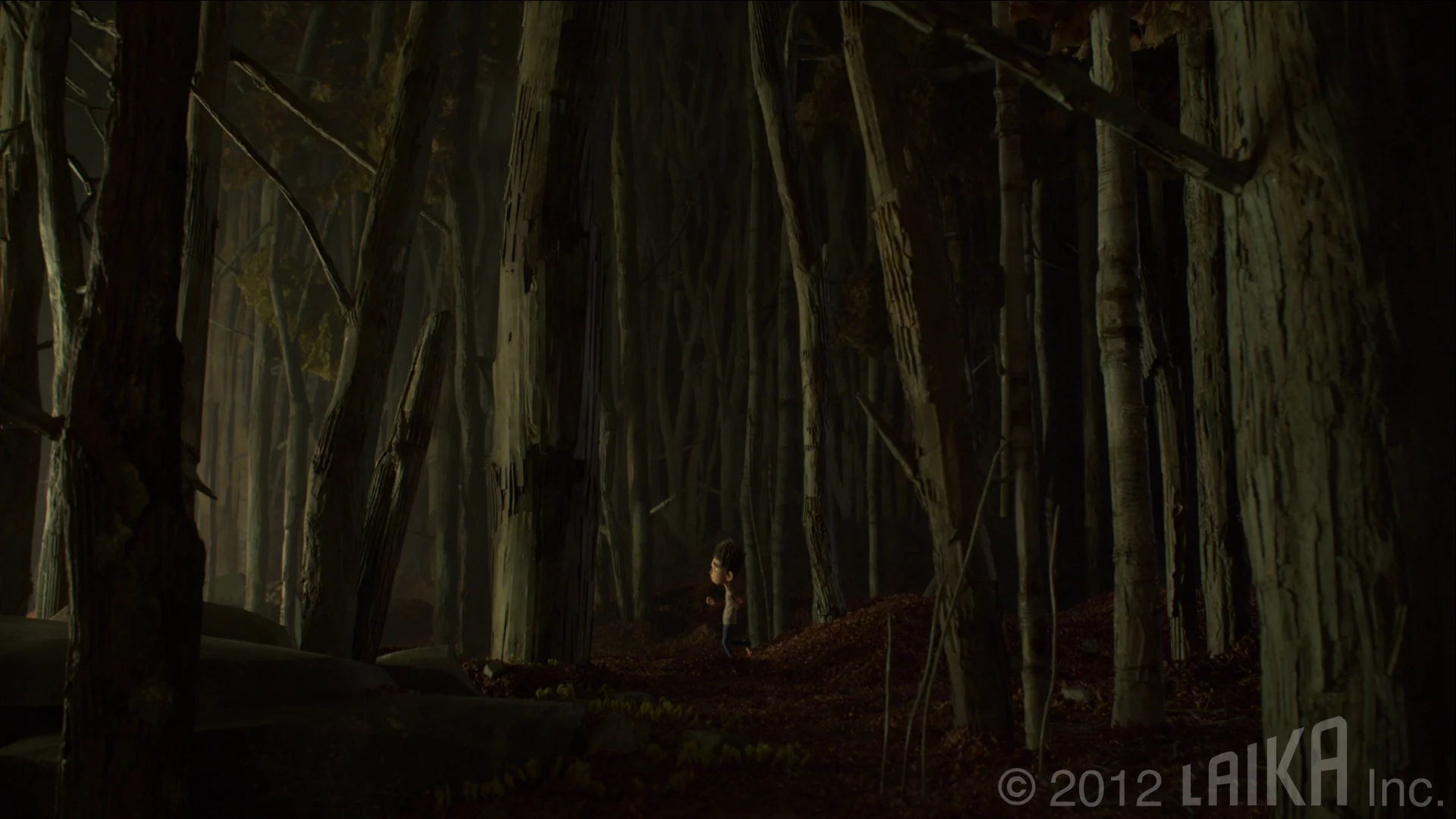 ParaNorman, 2012. 1,300 cast foam trees. 