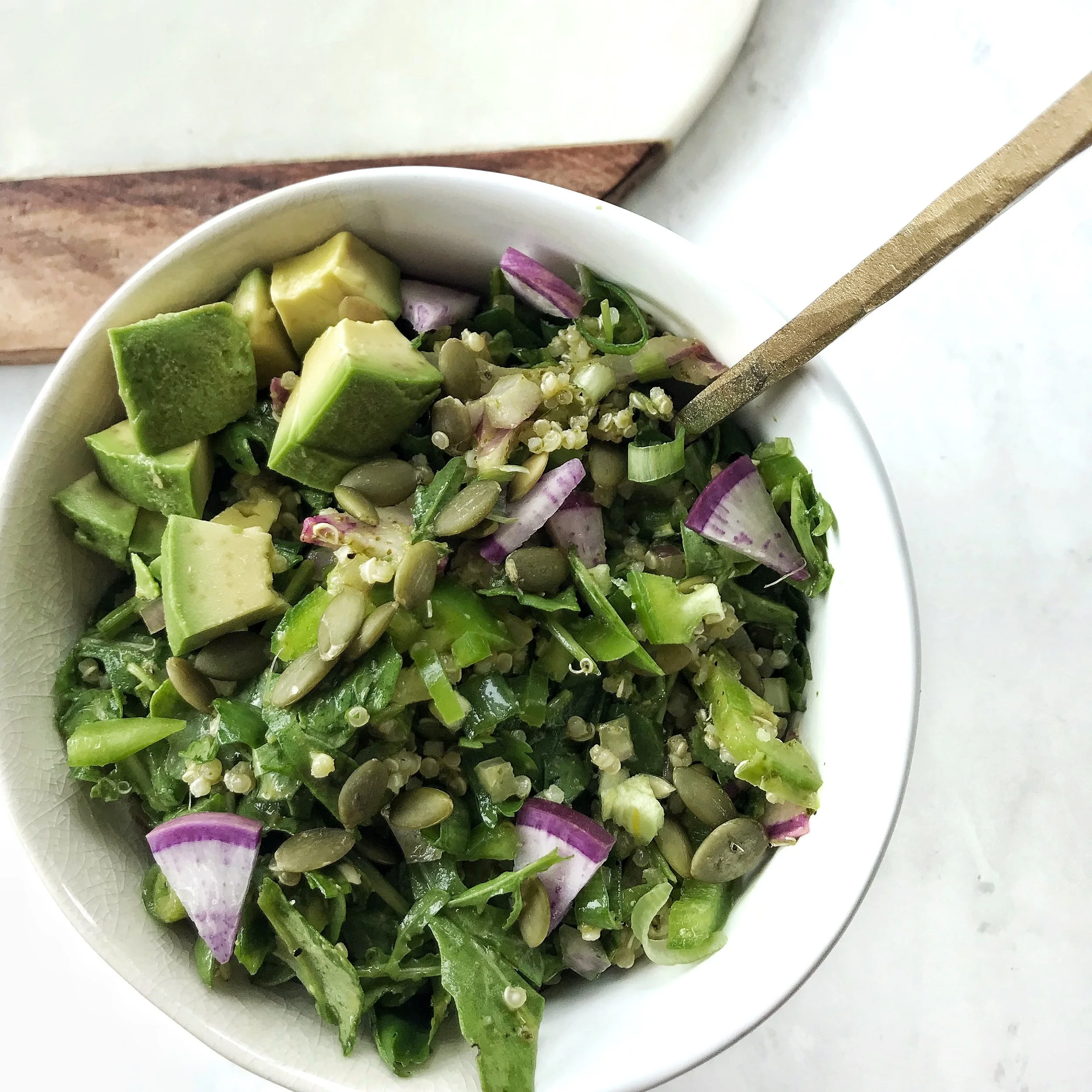 Chop chop salad with Cilantro Dressing .jpeg