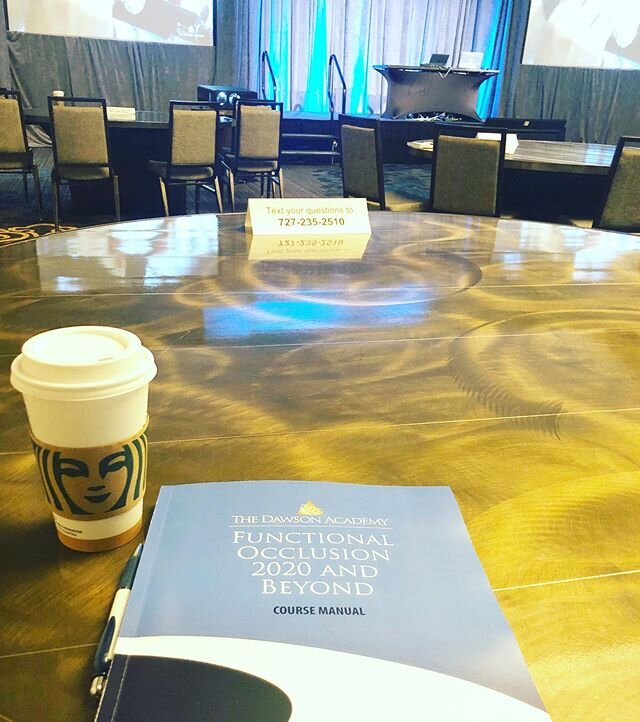 The joy I get from a cup of coffee, a new book, and a day of learning is indescribable. Excited to learn about dental occlusion today at the Dawson Academy.

Whatever your career is, don&rsquo;t become complacent. Invest in your education, it both ma