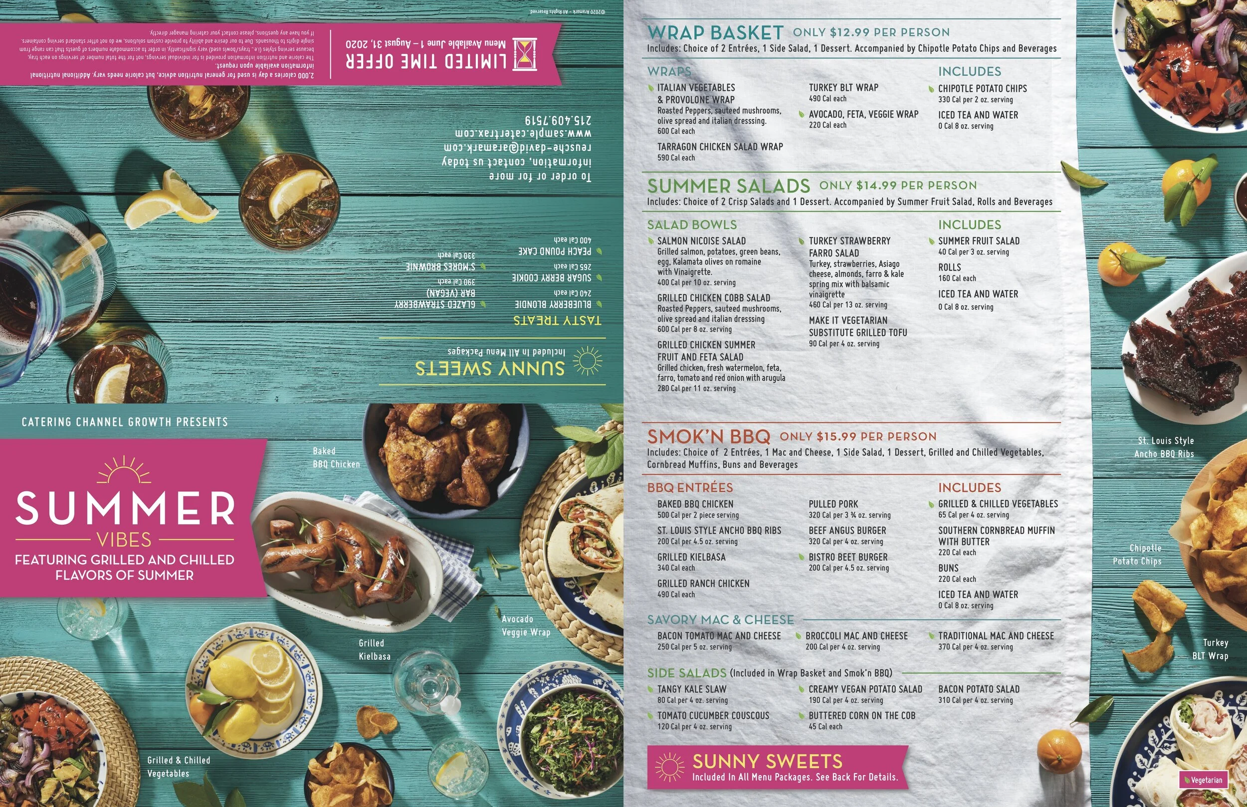 Summer Catering Menu