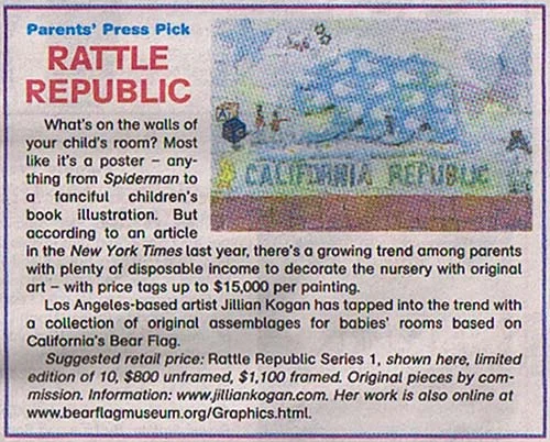 Rattle Republic, Parent's Press November 2007