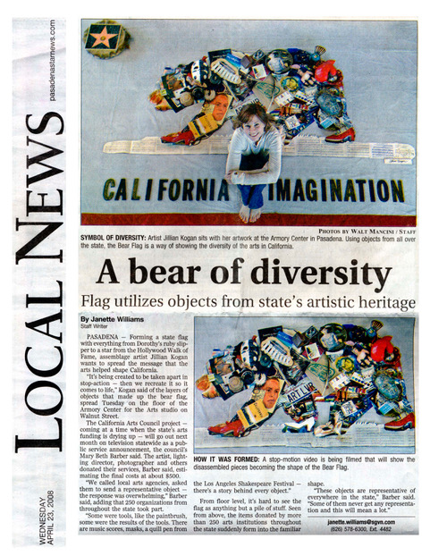 A Bear of Diversity By Janette Williams, Pasadena Star Press April 23, 2008
