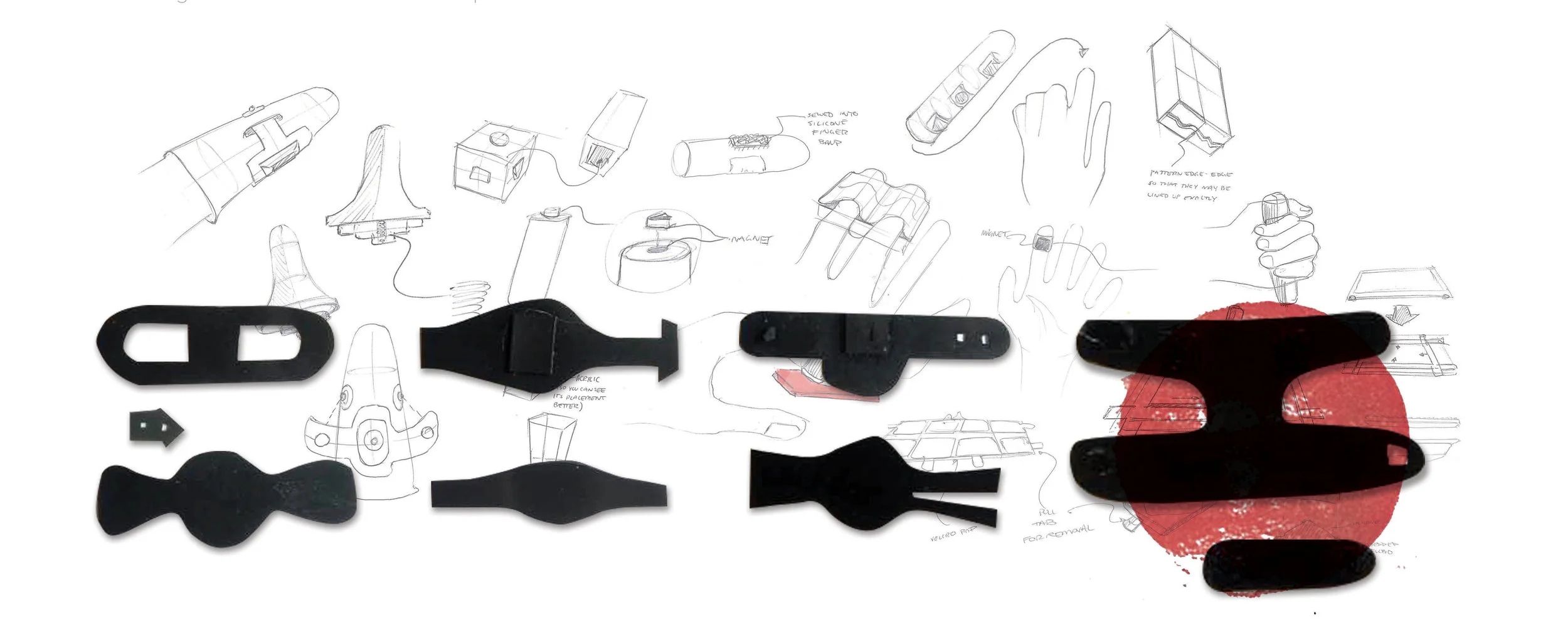  A finger tool simulates the tactility of finger painting and enables the user to stamp their emotions into the journal. 